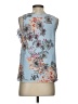 Greylin 100% Silk Blue Sleeveless Silk Top Size S - photo 2