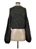 Zara Metallic Gray Turtleneck Sweater Size S - photo 1