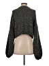 Zara Metallic Gray Turtleneck Sweater Size S - photo 2