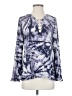 Rock & Republic 100% Polyester Purple Long Sleeve Blouse Size XS - photo 1