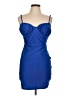 Haute Monde Blue Cocktail Dress Size L - photo 1