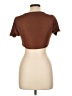 Love J Brown Short Sleeve Top Size L - photo 2
