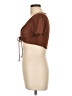 Love J Brown Short Sleeve Top Size L - photo 5