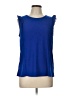 Verve Ami Blue Sleeveless Blouse Size L - photo 1