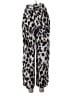 Zaful 100% Polyester Animal Print Silver Casual Pants Size S - photo 2