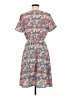 Downeast 100% Polyester Print Blue Casual Dress Size S - photo 2