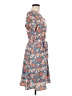 Downeast 100% Polyester Print Blue Casual Dress Size S - photo 4