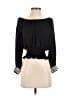 Michael Kors Black Long Sleeve Blouse Size 4 - photo 1