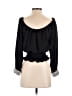 Michael Kors Black Long Sleeve Blouse Size 4 - photo 2