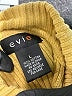 Evie 100% Cotton Yellow Turtleneck Sweater Size L - photo 7