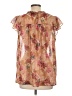 Torrid Tan Short Sleeve Blouse Size Lg Plus (0) - photo 2