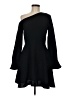 Likely 100% Polyester Solid Black Cocktail Dress Size 6 - photo 1