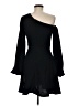 Likely 100% Polyester Solid Black Cocktail Dress Size 6 - photo 2