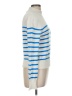 J.Crew 100% Cotton Stripes Blue Turtleneck Sweater Size M - photo 4