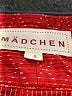 Madchen 100% Cotton Chevron-herringbone Red Casual Skirt Size 6 - photo 4