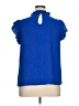 Unbranded 100% Polyester Blue Short Sleeve Turtleneck Size 1X - photo 2