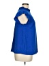 Unbranded 100% Polyester Blue Short Sleeve Turtleneck Size 1X - photo 4