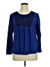 Assorted Brands Blue Long Sleeve Blouse Size XL - photo 1