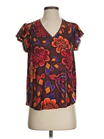 RACHEL Rachel Roy Short Sleeve Blouse (view 1)