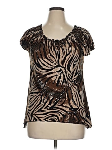 Claudia Richard Short Sleeve Blouse (view 1)