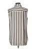 Worthington 100% Polyester Stripes Ivory Sleeveless Blouse Size L - photo 2