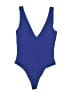 Babaton Solid Blue One Piece Swimsuit Size XS - photo 2