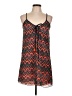 Sofia by Vix 100% Polyester Chevron-herringbone Orange Casual Dress Size L - photo 1