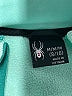 Spyder 100% Recycled Polyester Color Block Teal Track Jacket Size 8 - 10 - photo 6