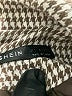 Shein Houndstooth Gray Blazer Size S - photo 6