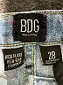 BDG 100% Cotton Hearts Blue Jeans Size 28 waist - photo 7