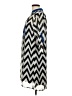 Tacera 100% Polyester Chevron-herringbone Gray Casual Dress Size L - photo 5