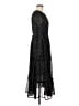Unbranded 100% Polyester Stars Black Casual Dress Size M - photo 4
