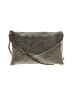 J.Crew 100% Leather Metallic Gray Leather Messenger One size - photo 1