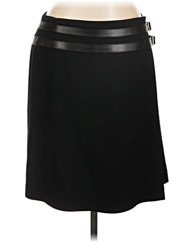 Dana Buchman Faux Leather Skirt (view 1)