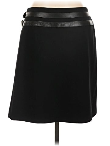 Dana Buchman Faux Leather Skirt (view 2)