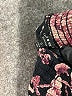 Lucky Brand Floral Black Long Sleeve Blouse Size S - photo 7
