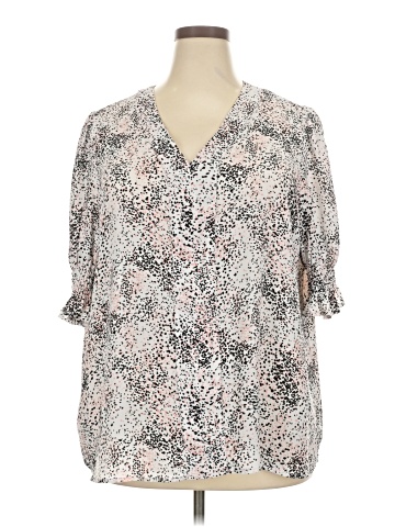 Jones & Co Short Sleeve Blouse (view 1)