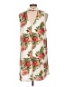 Peppermint Floral Ivory Casual Dress Size L - photo 2