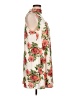 Peppermint Floral Ivory Casual Dress Size L - photo 4