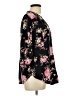 Torrid Floral Black 3/4 Sleeve Blouse Size Lg Plus (0) - photo 4