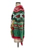 Holiday Time 100% Acrylic Print Green Pullover Sweater Size S - photo 5