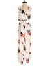 Sienna Sky 100% Polyester Floral Ivory Jumpsuit Size S - photo 1