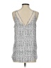 Tart 100% Polyester Silver Gray Sleeveless Blouse Size S - photo 2