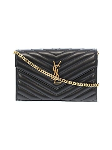 Saint Laurent Leather Crossbody Bag (view 1)