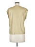Rebecca Minkoff Metallic Gold Short Sleeve Top Size M - photo 2