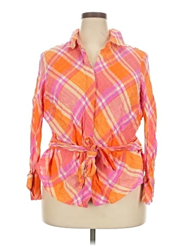 Coldwater Creek 3/4 Sleeve Button-Down Shirt (view 1)