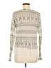 Eyeshadow Print Ivory Pullover Sweater Size M - photo 2