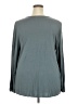 Michael Stars 100% Polyester Gray Long Sleeve Blouse Size 2X - photo 2