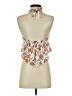 Endless Blu 100% Rayon Ivory Sleeveless Blouse Size S - photo 2
