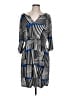En Focus Studio Graphic Blue Casual Dress Size 12 - photo 1